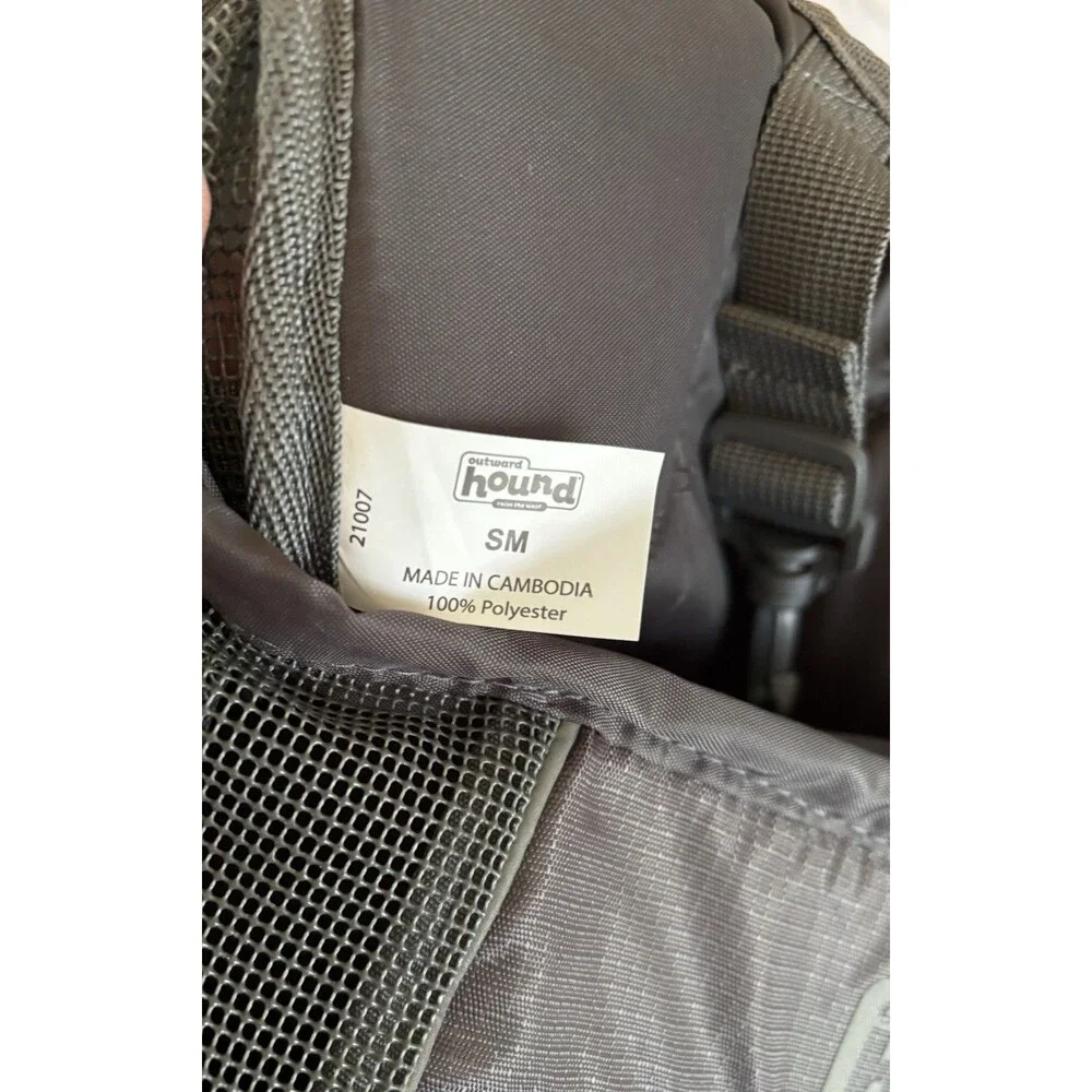 Outward Hound PupPak Front Dog Carrier Outdoor Small Up To 10 Lbs Grey
